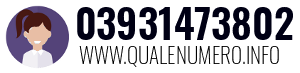 Numero di telefono 03931473802 03931473802