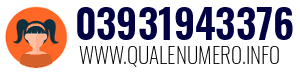 Numero di telefono 03931943376 03931943376