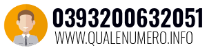 Numero di telefono 0393200632051 0393200632051