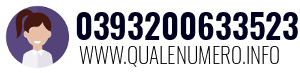 Numero di telefono 0393200633523 0393200633523