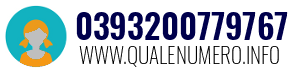 Numero di telefono 0393200779767 0393200779767