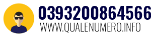 Numero di telefono 0393200864566 0393200864566