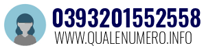 Numero di telefono 0393201552558 0393201552558