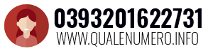 Numero di telefono 0393201622731 0393201622731