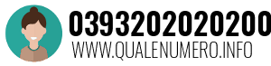 Numero di telefono 0393202020200 0393202020200