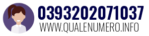 Numero di telefono 0393202071037 0393202071037