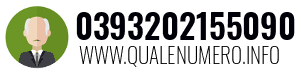 Numero di telefono 0393202155090 0393202155090