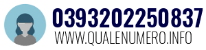 Numero di telefono 0393202250837 0393202250837