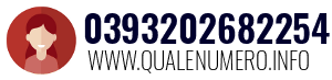 Numero di telefono 0393202682254 0393202682254
