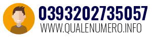 Numero di telefono 0393202735057 0393202735057