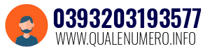Numero di telefono 0393203193577 0393203193577