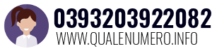 Numero di telefono 0393203922082 0393203922082