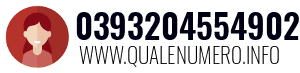 Numero di telefono 0393204554902 0393204554902