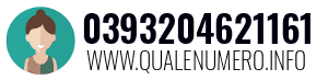 Numero di telefono 0393204621161 0393204621161