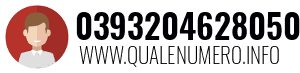 Numero di telefono 0393204628050 0393204628050