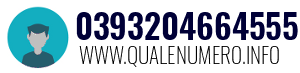 Numero di telefono 0393204664555 0393204664555