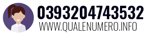 Numero di telefono 0393204743532 0393204743532