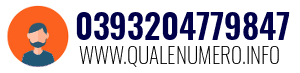 Numero di telefono 0393204779847 0393204779847