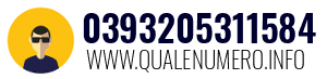 Numero di telefono 0393205311584 0393205311584