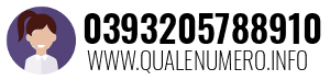 Numero di telefono 0393205788910 0393205788910