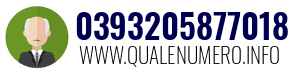 Numero di telefono 0393205877018 0393205877018