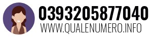 Numero di telefono 0393205877040 0393205877040