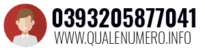 Numero di telefono 0393205877041 0393205877041