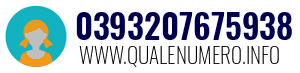 Numero di telefono 0393207675938 0393207675938