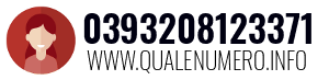 Numero di telefono 0393208123371 0393208123371
