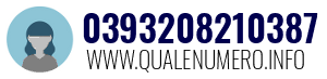 Numero di telefono 0393208210387 0393208210387