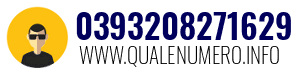 Numero di telefono 0393208271629 0393208271629