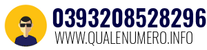 Numero di telefono 0393208528296 0393208528296