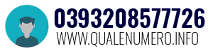 Numero di telefono 0393208577726 0393208577726