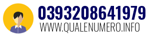 Numero di telefono 0393208641979 0393208641979