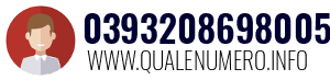 Numero di telefono 0393208698005 0393208698005