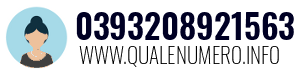 Numero di telefono 0393208921563 0393208921563