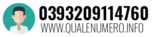 Numero di telefono 0393209114760 0393209114760