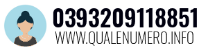Numero di telefono 0393209118851 0393209118851