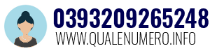 Numero di telefono 0393209265248 0393209265248