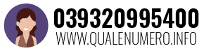 Numero di telefono 039320995400 039320995400