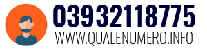 Numero di telefono 03932118775 03932118775
