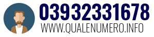 Numero di telefono 03932331678 03932331678