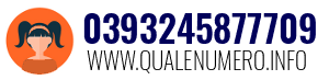 Numero di telefono 0393245877709 0393245877709