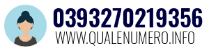 Numero di telefono 0393270219356 0393270219356
