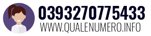 Numero di telefono 0393270775433 0393270775433