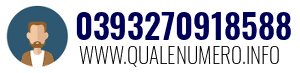 Numero di telefono 0393270918588 0393270918588