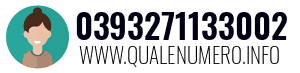 Numero di telefono 0393271133002 0393271133002
