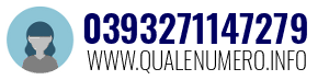 Numero di telefono 0393271147279 0393271147279