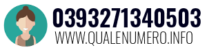Numero di telefono 0393271340503 0393271340503