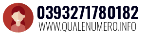 Numero di telefono 0393271780182 0393271780182